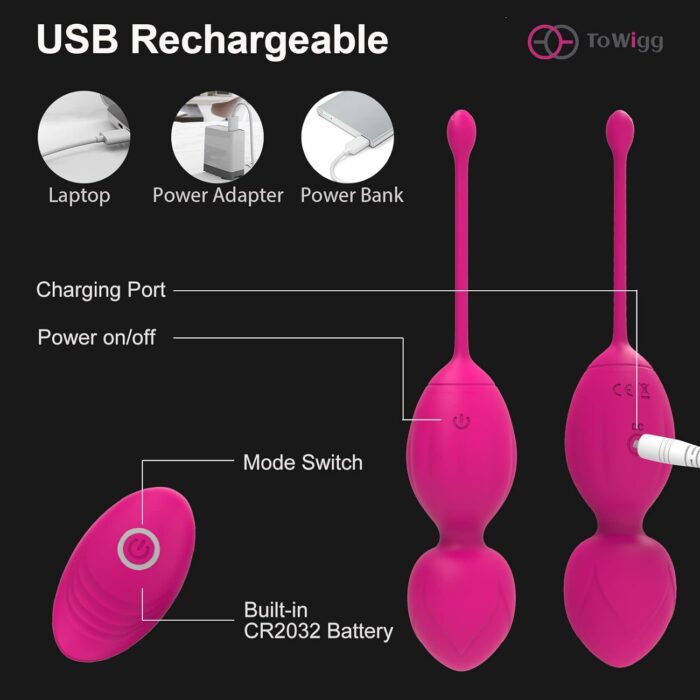 S Hande Kegel Ball Vibrator With Remote 2