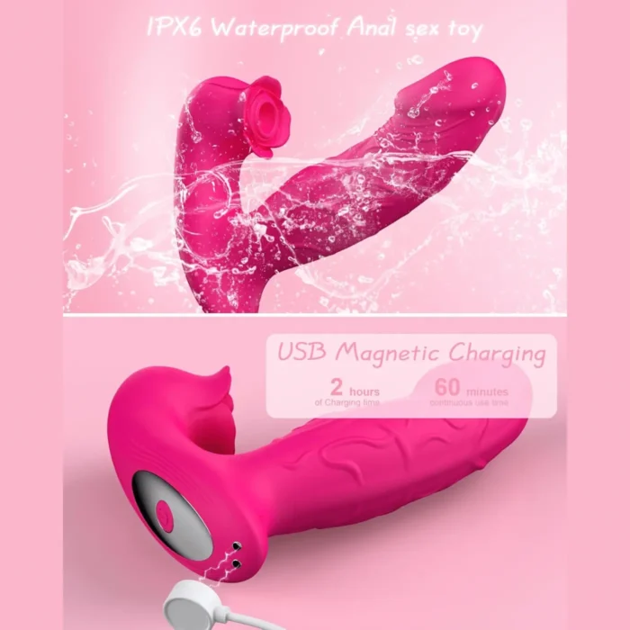 2 in 1 Clit Sucker And Insertable Vibrator 4