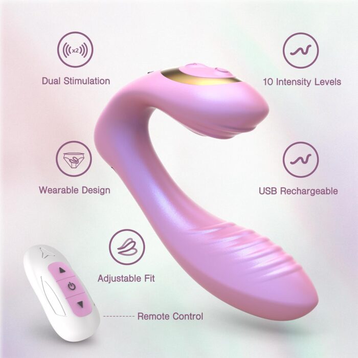 Clitoral Licking Curved G Spot Vibrator 3