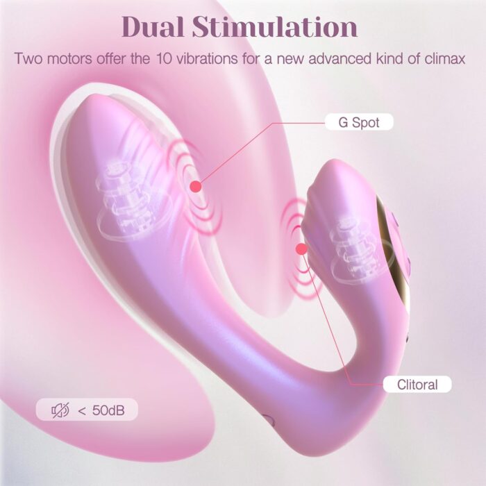 Clitoral Licking Curved G Spot Vibrator