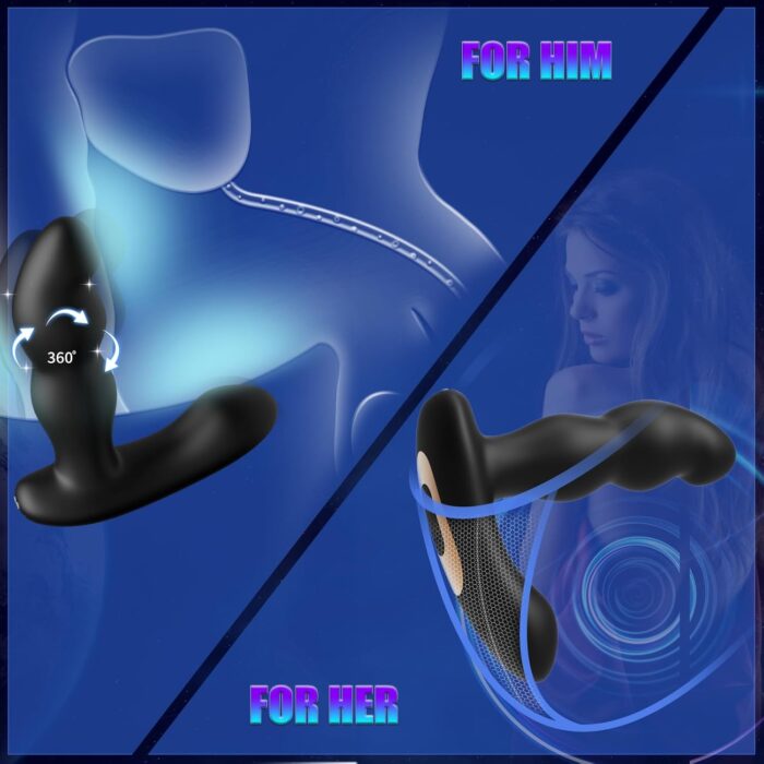 Double Motor Anal Vibrator With Remote 1