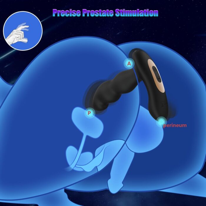 Double Motor Anal Vibrator With Remote 2