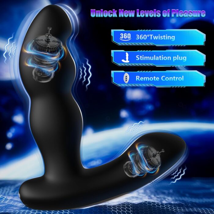 Double Motor Anal Vibrator With Remote 3