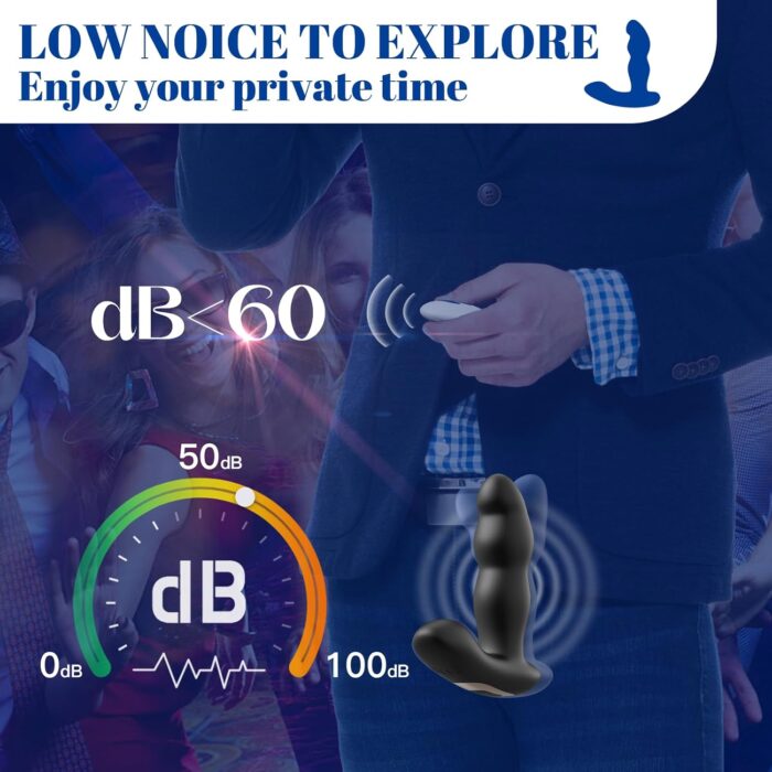 Double Motor Anal Vibrator With Remote 4