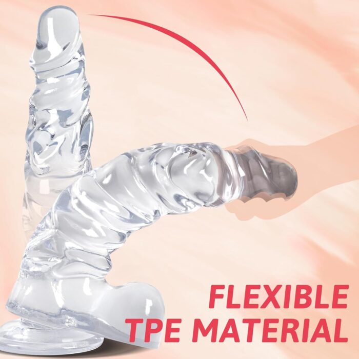 Glacier Solid Glass Deep Desire Dildo 1