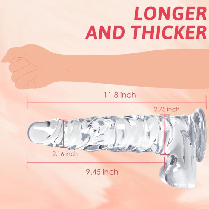 Glacier Solid Glass Deep Desire Dildo 3