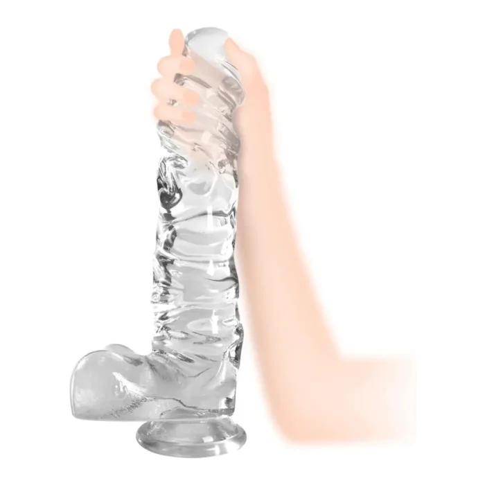 Glacier Solid Glass Deep Desire Dildo 4