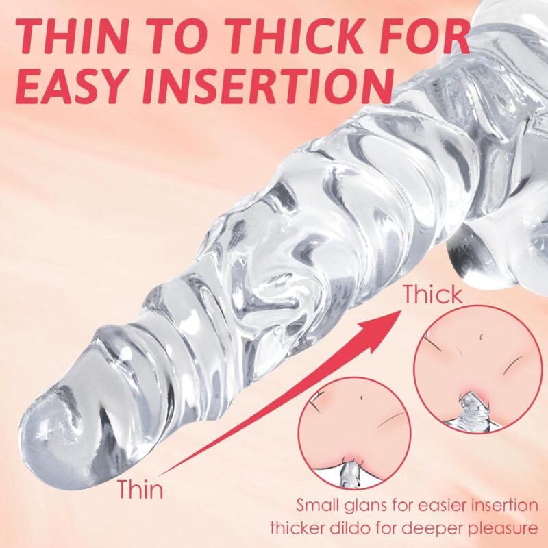 Glacier Solid Glass Deep Desire Dildo