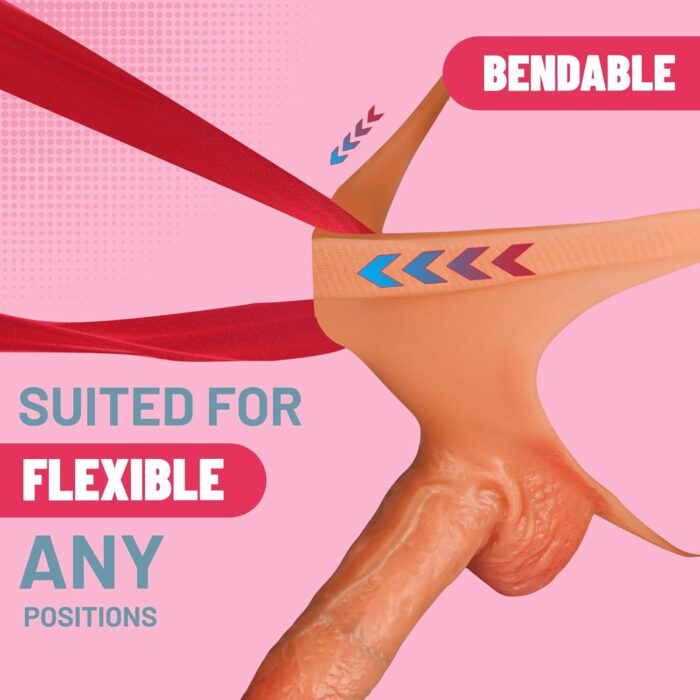 Harness Silicone Wearable Strap on 5