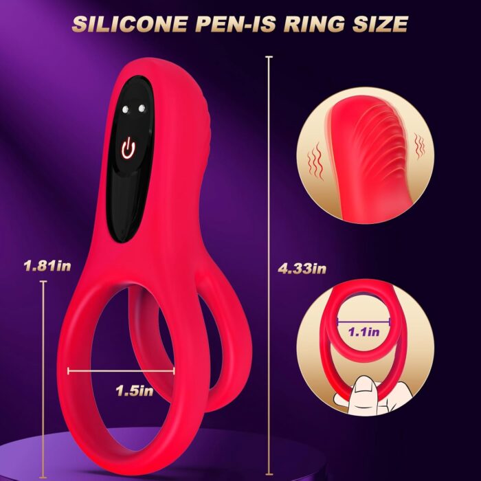 Himan Vibrating Ring For Couples 3