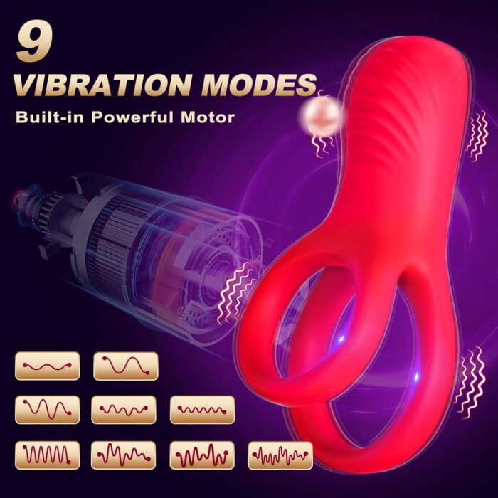 Himan Vibrating Ring For Couples 4