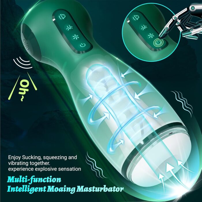 OmySky Bluetooth Live Action Male Masturbator 2