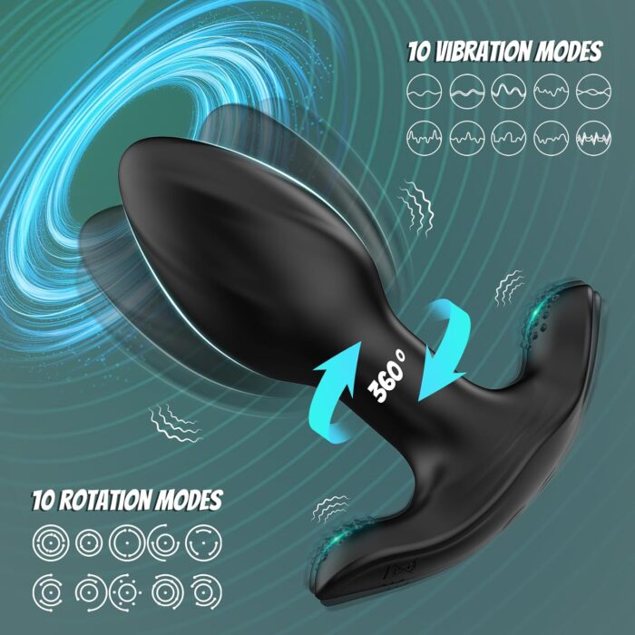 Strong Vibrating Butt Plug With Remote 5