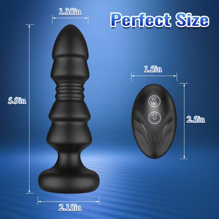 Thrusting Anal Vibrator With Remote 2