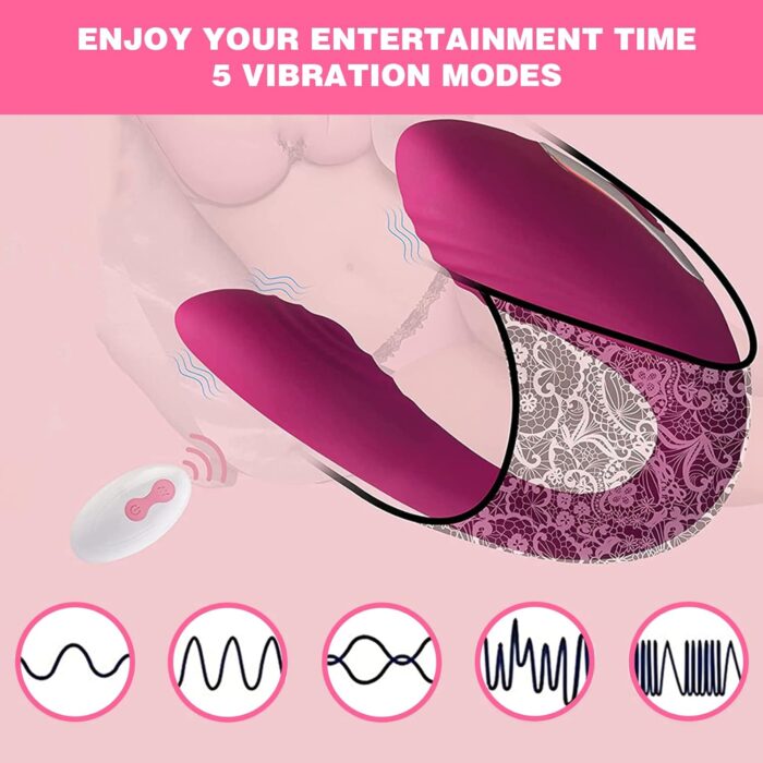 U Shape Vibrator With Remote 1