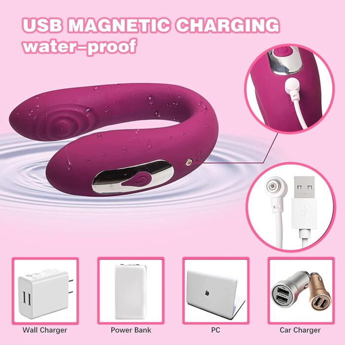 U Shape Vibrator With Remote 3