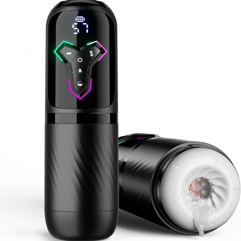 Vibrating Male Masturbator With Sex Sounds