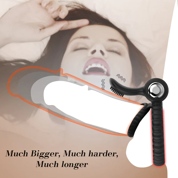 Vibrating Ring For Men (Dual Rings)