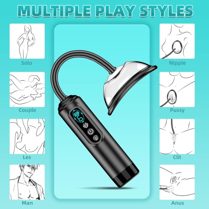 Xuanai Vibrating Clitoris Stimulating Vaginal Vacuum Pump 3